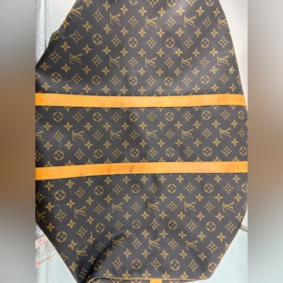 Louis Vuitton Keepall Bandolier 60 Monogram Canvas Travel Bag SD0946 Vintage - Picture 12 of 16
